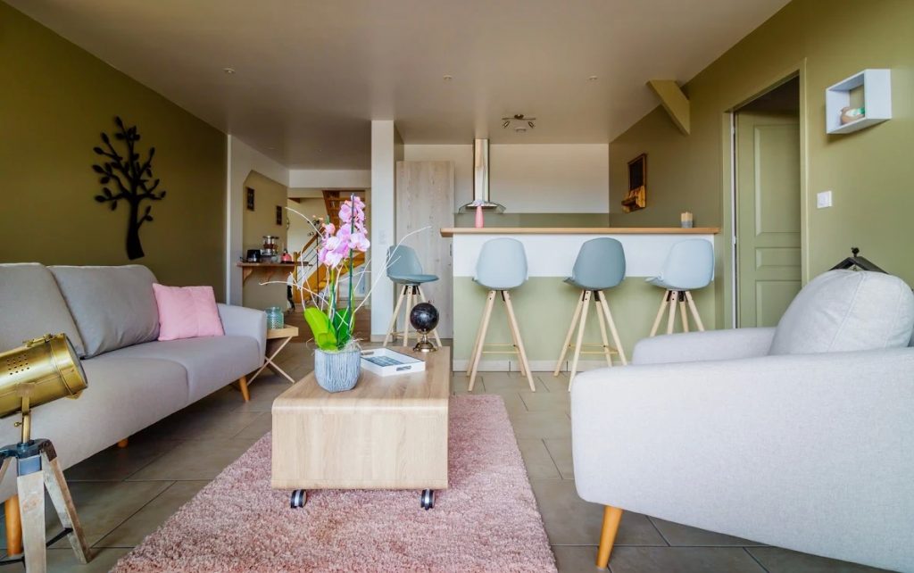 Chambre d'hôte en Normandie au tréport "Les espaces